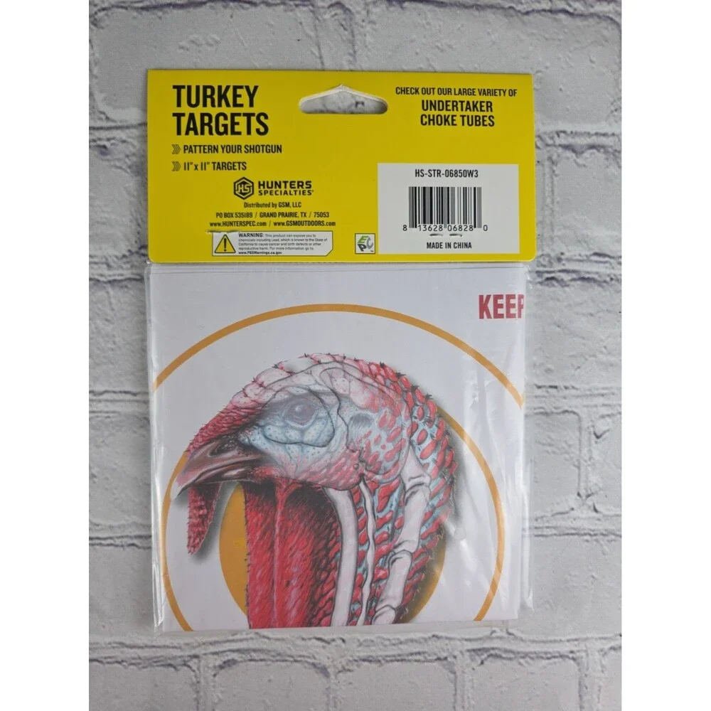 HS STRUT 12 Turkey Targets At 30 Yards, 11” X 11”, Pattern Your Shotgun (8)